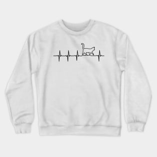 CAT Heartbeat EKG Crewneck Sweatshirt